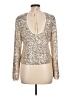 Shein Gold Long Sleeve Blouse Size L - photo 2