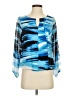 Alfani Blue 3/4 Sleeve Blouse Size P (petite) - photo 1