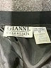 Gianni Solid Black Formal Skirt Size 14 - photo 4