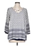 MTS Blue 3/4 Sleeve Blouse Size L - photo 1