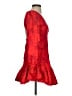 Saints + Secrets 100% Polyester Hearts Red Cocktail Dress Size S - photo 4