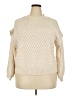 ELOQUII 100% Acrylic Ivory Pullover Sweater Size 18 - 20 Plus - photo 1
