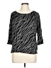 MICHAEL Michael Kors Black 3/4 Sleeve Top Size L - photo 1
