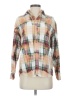 Redhead 100% Cotton Plaid Ivory Long Sleeve Button-Down Shirt Size S - photo 1