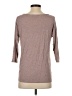 St. Tropez West Brown 3/4 Sleeve Top Size S - photo 2