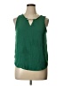 Meraki Green Sleeveless Blouse Size XL - photo 1