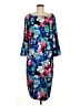 Calvin Klein Print Blue Casual Dress Size M (estimated) - photo 1