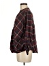 Hyfve Plaid Burgundy 3/4 Sleeve Blouse Size M - photo 5