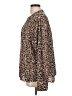 Assorted Brands 100% Viscose Animal Print Brown Long Sleeve Blouse Size L - photo 5