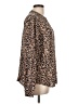 Assorted Brands 100% Viscose Animal Print Brown Long Sleeve Blouse Size L - photo 4