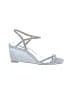 Badgley Mischka Silver Gray Wedges Size 6 - photo 1