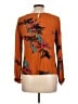Unbranded Orange Long Sleeve Blouse Size L - photo 2