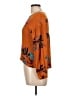 Unbranded Orange Long Sleeve Blouse Size L - photo 5