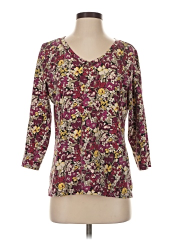 Croft & Barrow 3/4 Sleeve T-Shirt (view 1)