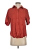 Nordstrom 100% Viscose Red Short Sleeve Blouse Size S - photo 1