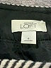 Ann Taylor LOFT Chevron-herringbone Gray Wool Skirt Size 4 - photo 4