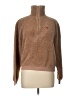 Topshop 100% Polyester Hearts Brown Pullover Sweater Size 10 - photo 1