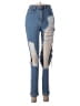 Shein Color Block Blue Jeans Size S - photo 1