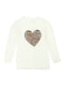 Btween Hearts Ivory Pullover Sweater Size 8 - photo 1