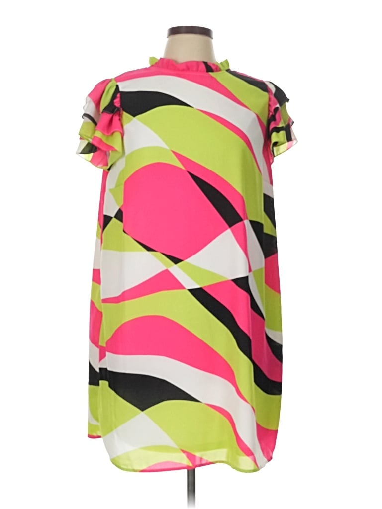 Pre-owned Geegee Casual Dress In Pink