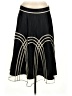 Ann Taylor LOFT 100% Polyester Graphic Black Formal Skirt Size 8 - photo 1