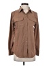 Chico's Brown Long Sleeve Button-Down Shirt Size XS (00) - photo 1