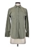 Chico's Solid Green Long Sleeve Button-Down Shirt Size XS (00) - photo 1