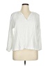 Old Navy 100% Rayon Ivory 3/4 Sleeve Blouse Size XL - photo 1