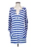 Saint Tropez West Blue 3/4 Sleeve Blouse Size XS - photo 1