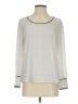 Ann Taylor LOFT Silver Long Sleeve Top Size S - photo 1