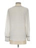 Ann Taylor LOFT Silver Long Sleeve Top Size S - photo 2