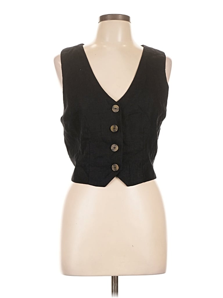 Pre-owned Love Tree Vest In Black