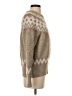 RDI Chevron-herringbone Tan Pullover Sweater Size S - photo 4