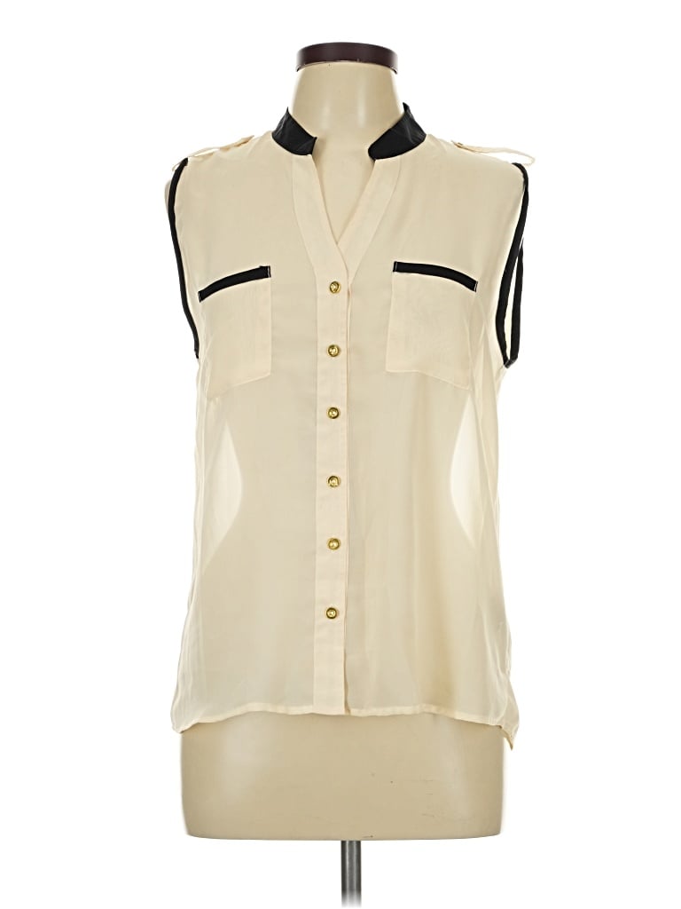 Pre-owned Mine Sleeveless T-shirt In White