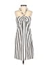 Tocca 100% Cotton Stripes White Casual Dress Size 2 - photo 1
