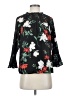 Old Navy 100% Polyester Floral Black 3/4 Sleeve Blouse Size XS - photo 1