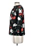 Old Navy 100% Polyester Floral Black 3/4 Sleeve Blouse Size XS - photo 5