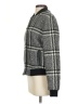 Rachel Zoe Houndstooth Gray Wool Coat Size 2 - photo 5