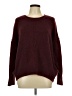 Assorted Brands Solid Burgundy Pullover Sweater Size L - photo 1