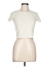 Btween Ivory Short Sleeve Turtleneck Size 12 - photo 1