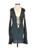 Shein Teal Cocktail Dress Size 2 - photo 1