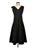 Lands' End Solid Black Cocktail Dress Size 4 - photo 1