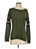 Pink Rose 100% Acrylic Green Pullover Sweater Size S - photo 1