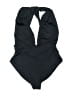 Lulus Solid Black One Piece Swimsuit Size S - photo 1