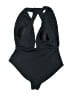 Lulus Solid Black One Piece Swimsuit Size S - photo 2