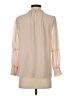 KLD Signature Ivory Long Sleeve Blouse Size S - photo 2