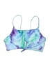 Shein Tie-dye Blue Swimsuit Top Size M - photo 1