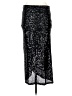 BB Dakota by Steve Madden 100% Polyester Stars Silver Formal Skirt Size XS - photo 1
