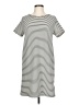 Everly Stripes Ivory Casual Dress Size L - photo 1