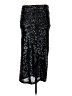 BB Dakota by Steve Madden 100% Polyester Stars Silver Formal Skirt Size XS - photo 2